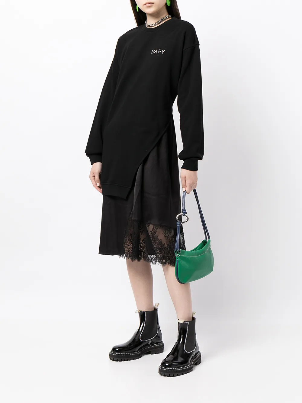 фото Bapy by *a bathing ape® двухслойное платье
