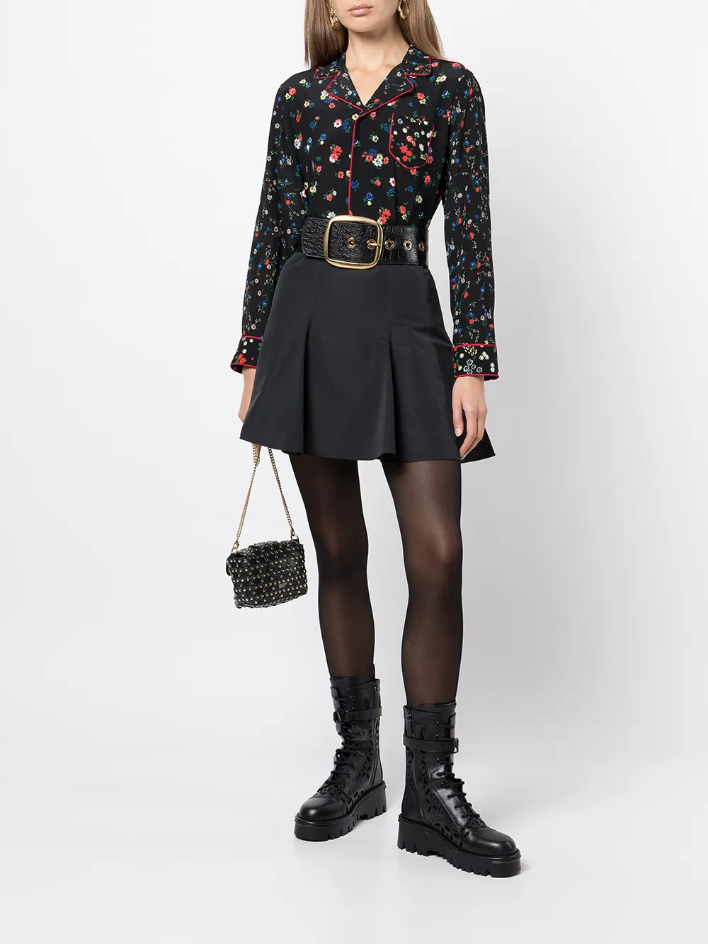 фото Red valentino рубашка с принтом