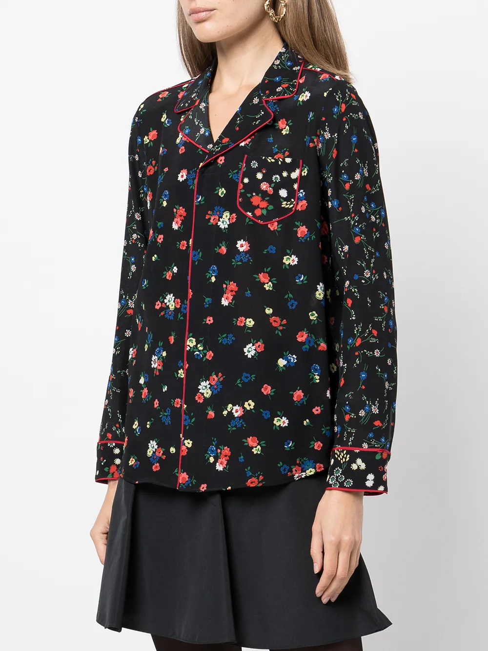 фото Red valentino рубашка с принтом