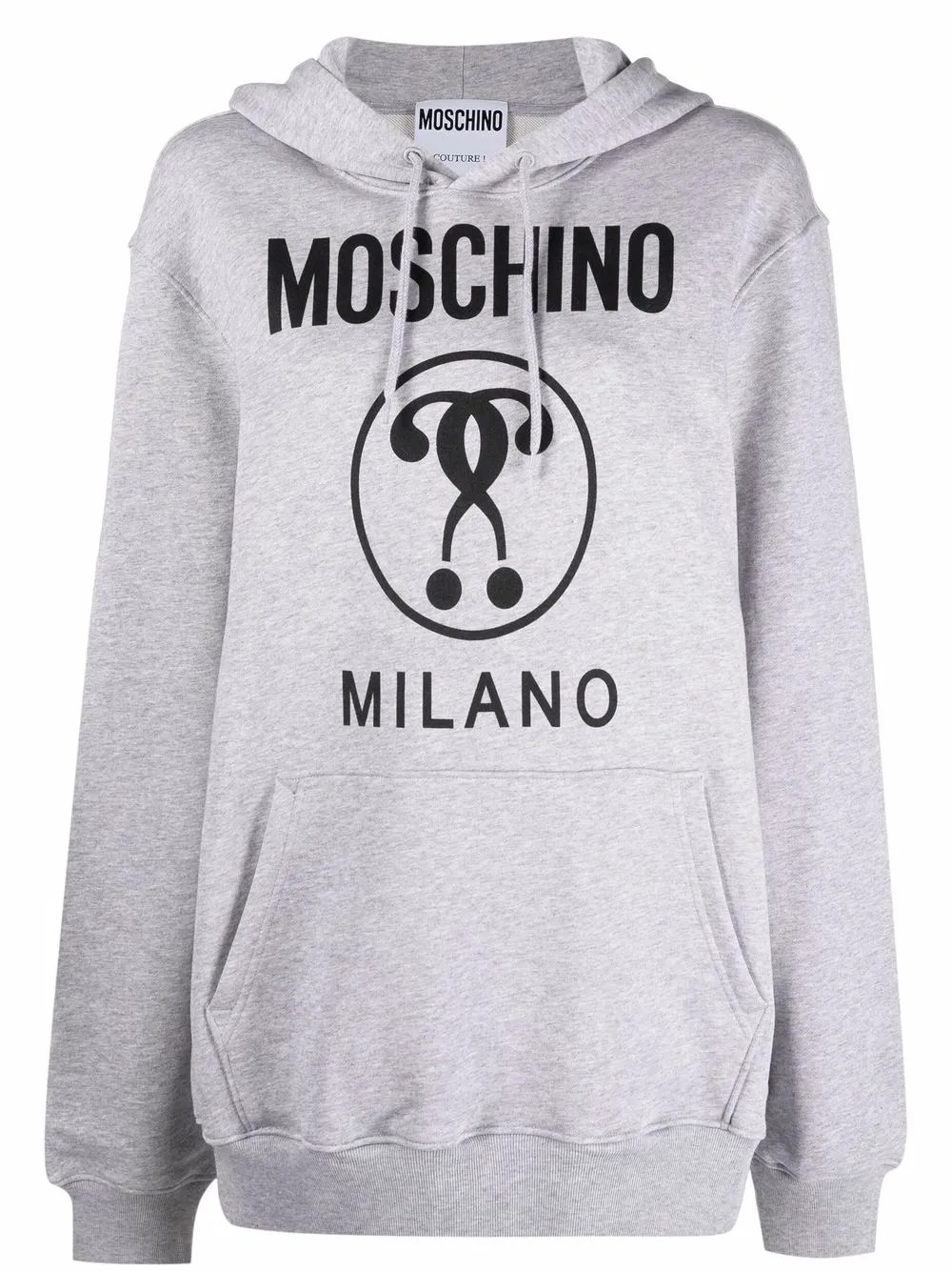 фото Moschino худи с принтом double question mark
