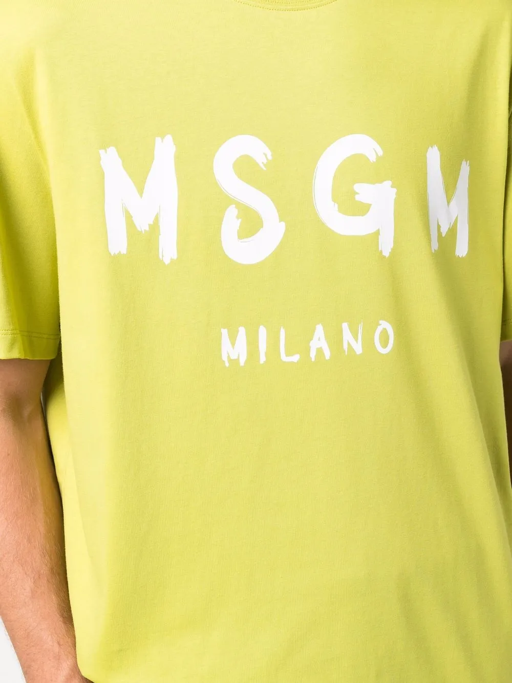 фото Msgm футболка с логотипом