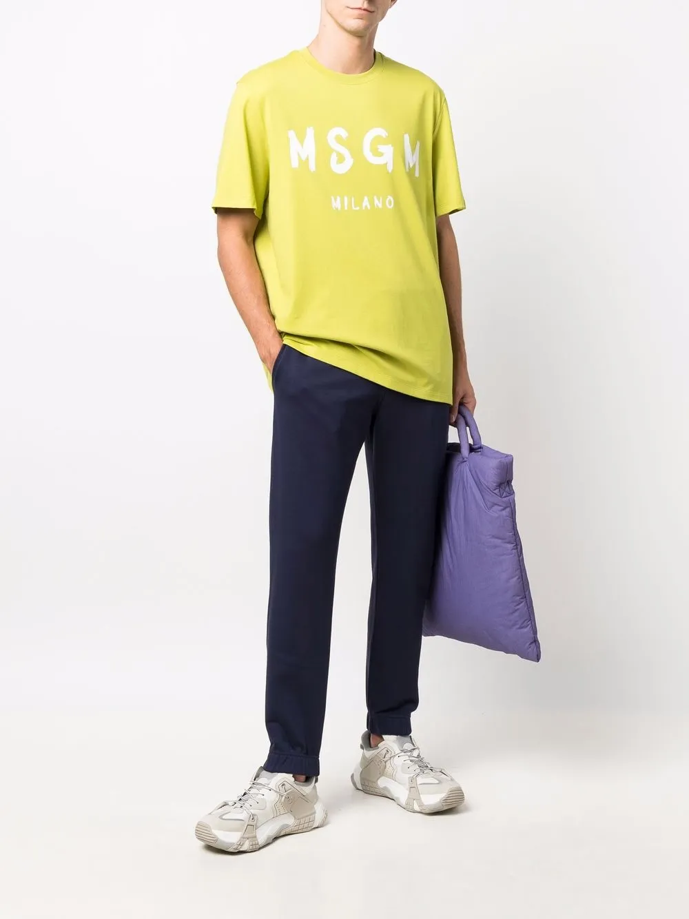 фото Msgm футболка с логотипом