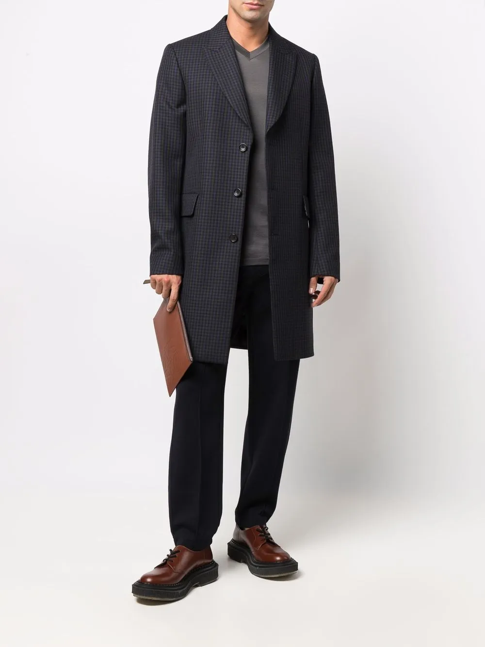 фото Emporio armani футболка с v-образным вырезом и логотипом