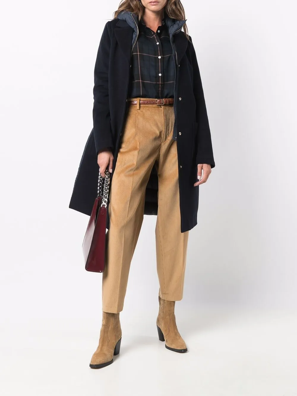 фото Woolrich укороченные вельветовые брюки