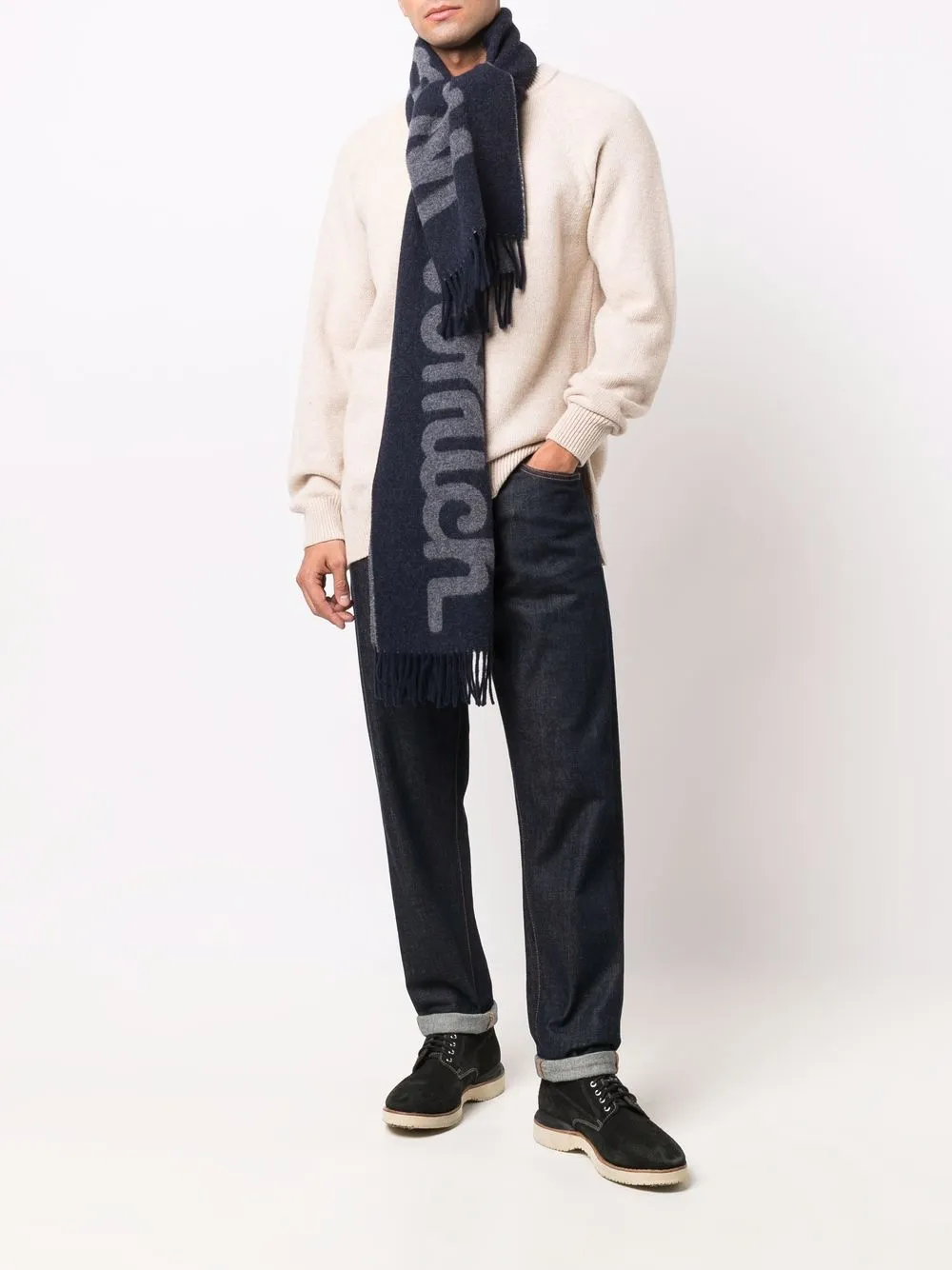 фото Woolrich шарф с логотипом