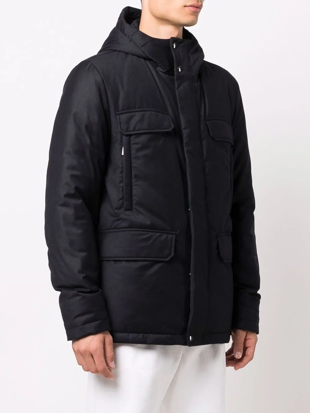 фото Woolrich куртка с капюшоном и карманами