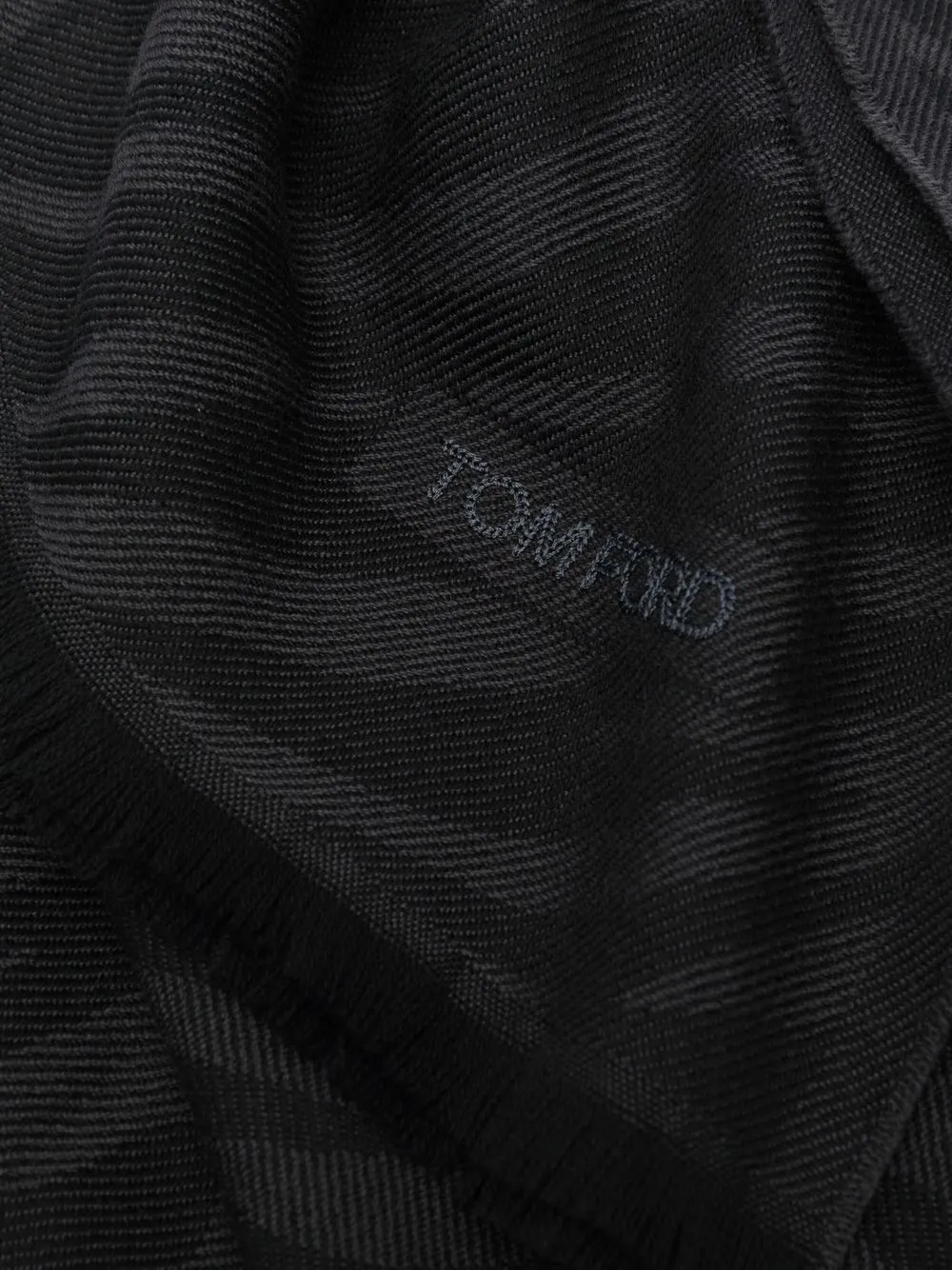 фото Tom ford шерстяной шарф с зебровым принтом