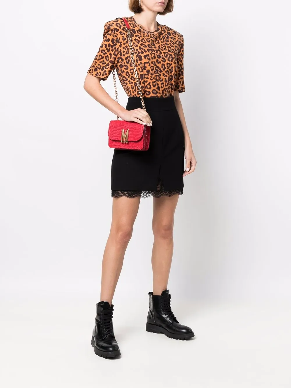 фото Moschino сумка на плечо с логотипом