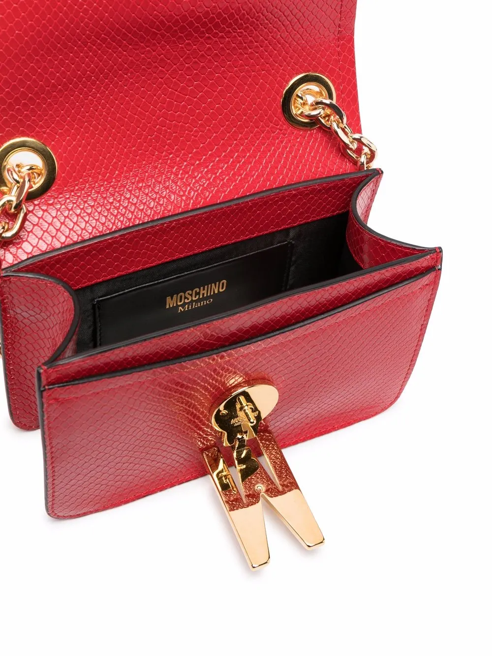 фото Moschino сумка на плечо с логотипом