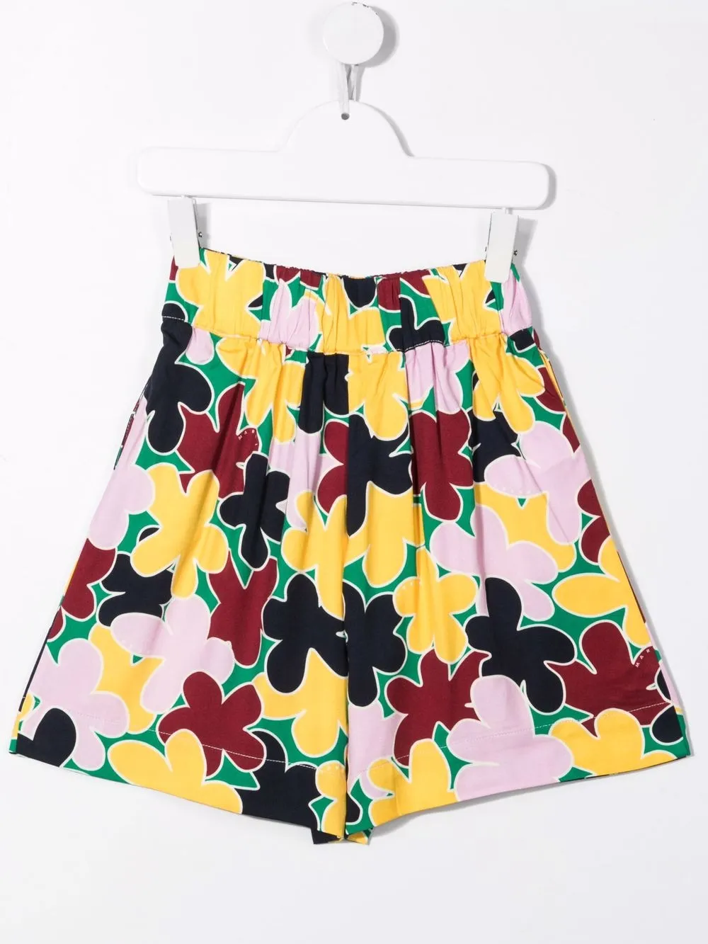 фото Marni kids шорты с цветочным принтом