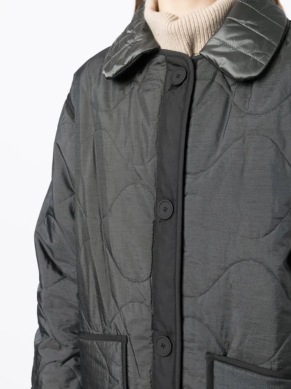 фото Marfa stance стеганое однобортное пальто