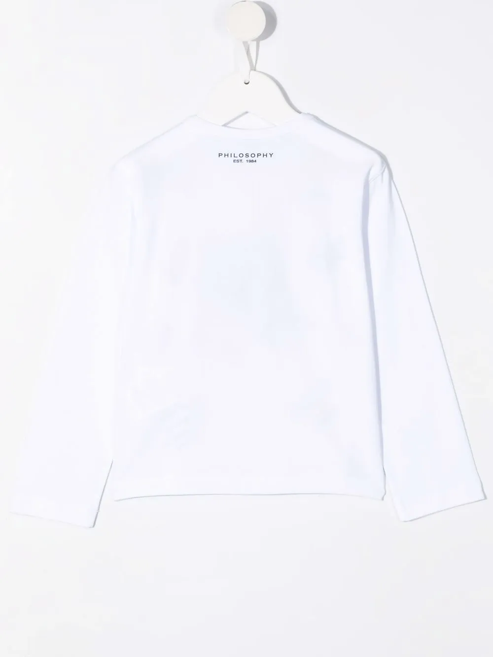фото Philosophy di lorenzo serafini kids топ с длинными рукавами и вышивкой