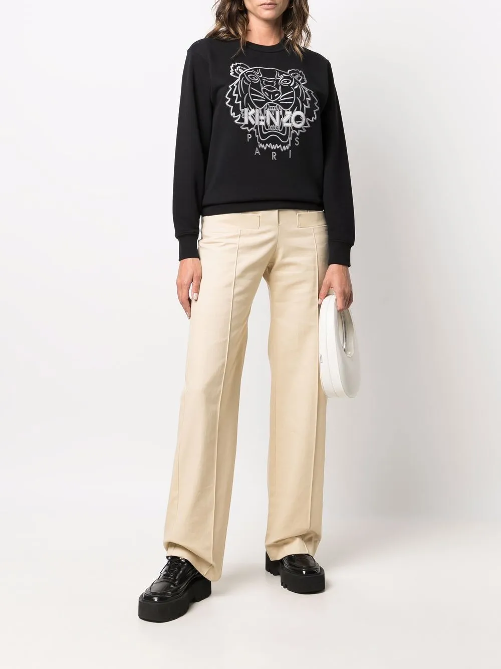 фото Kenzo толстовка с вышивкой tiger