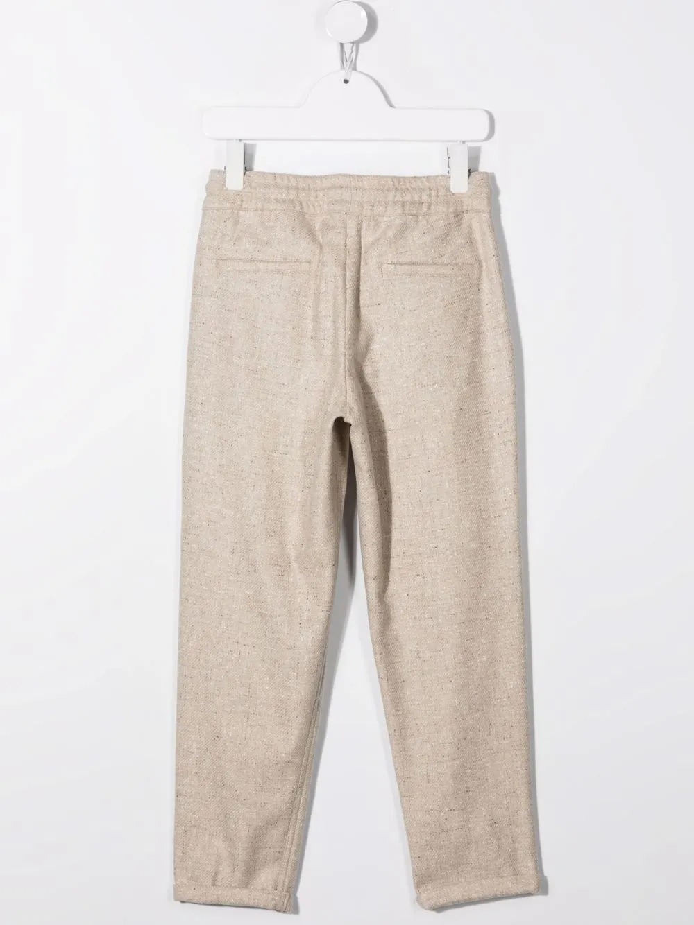фото Brunello cucinelli kids спортивные брюки с кулиской