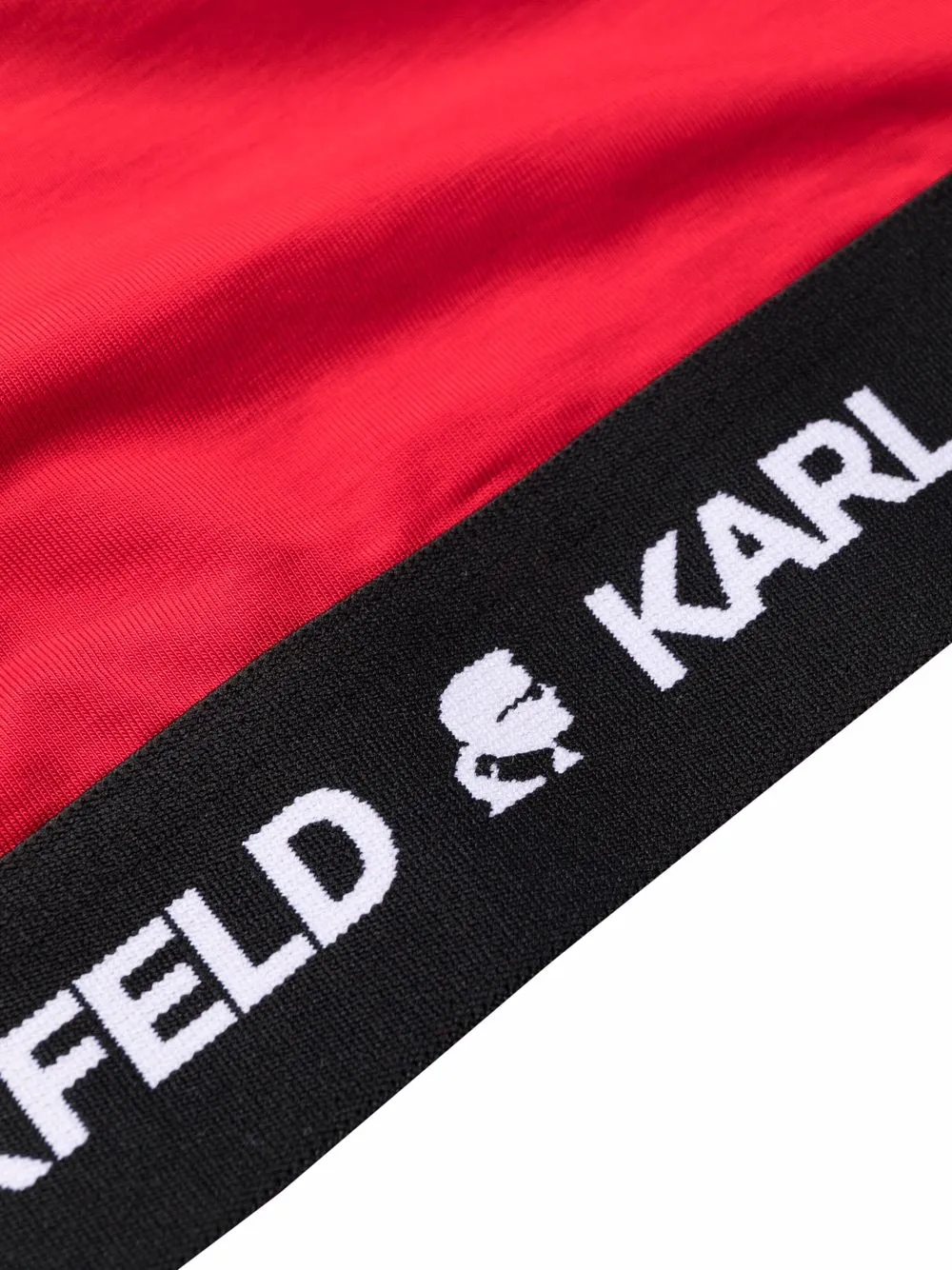 фото Karl lagerfeld комплект из двух бюстгальтеров-бралеттов с логотипом