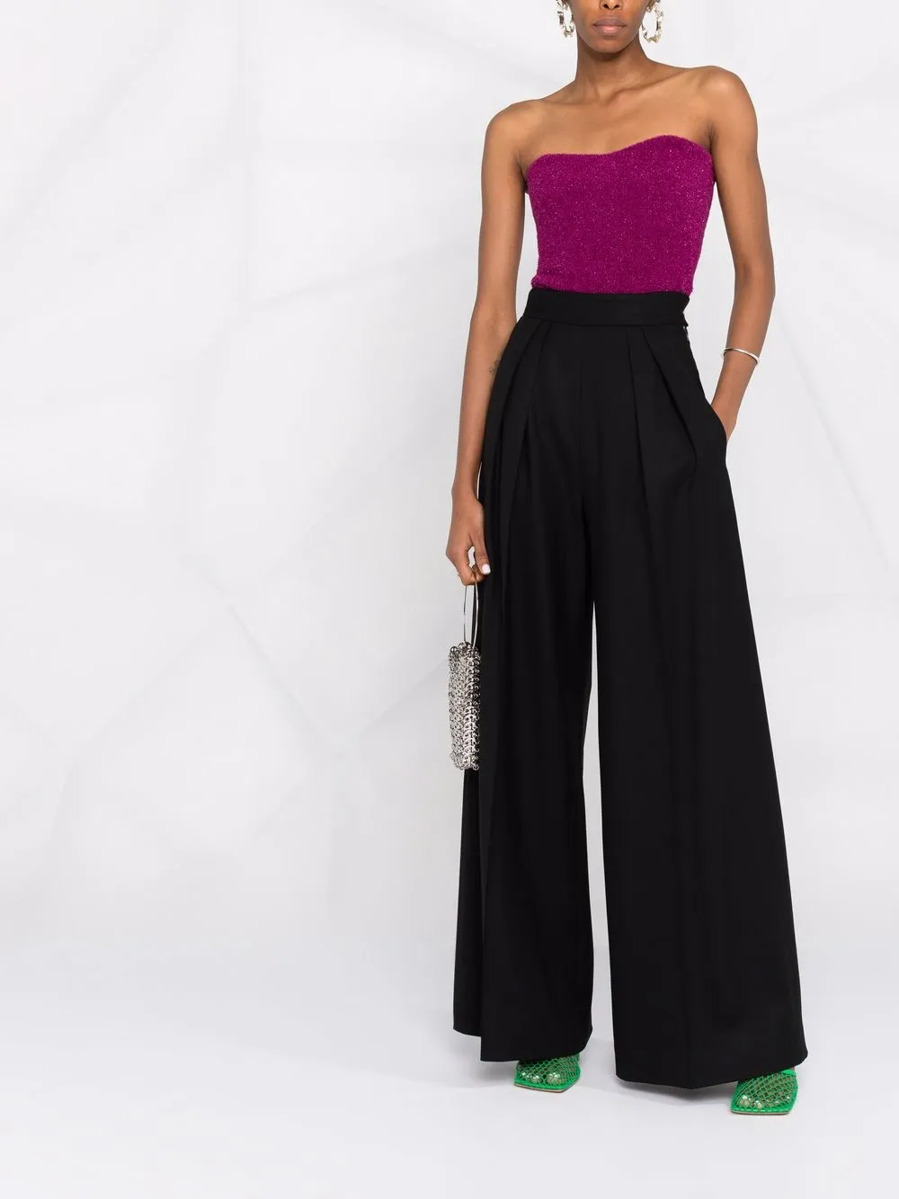 фото Dsquared2 трикотажный топ с открытыми плечами