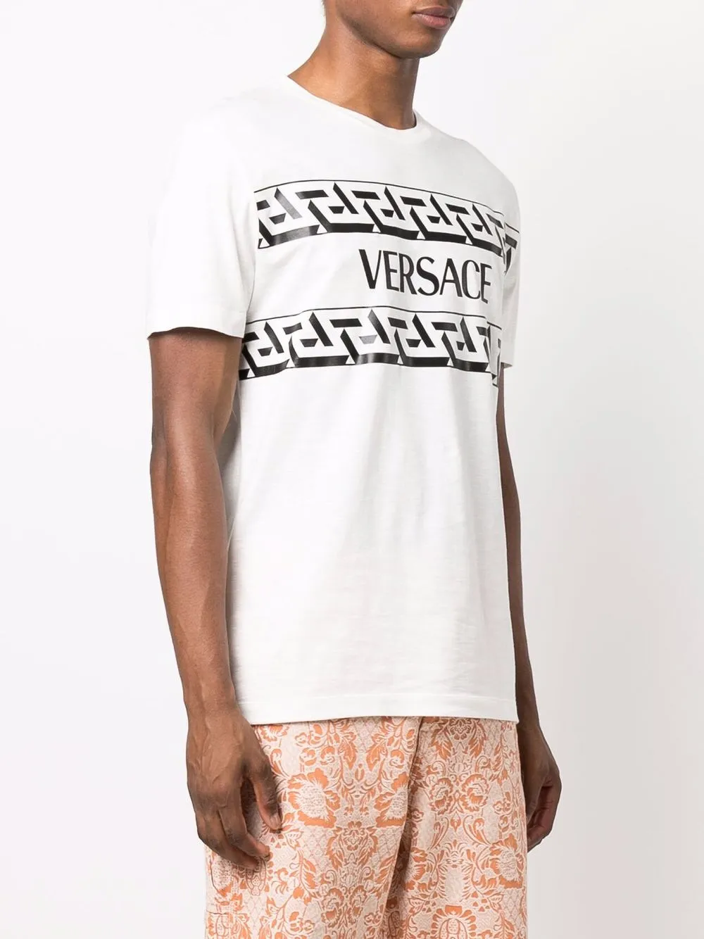 фото Versace футболка с логотипом greca