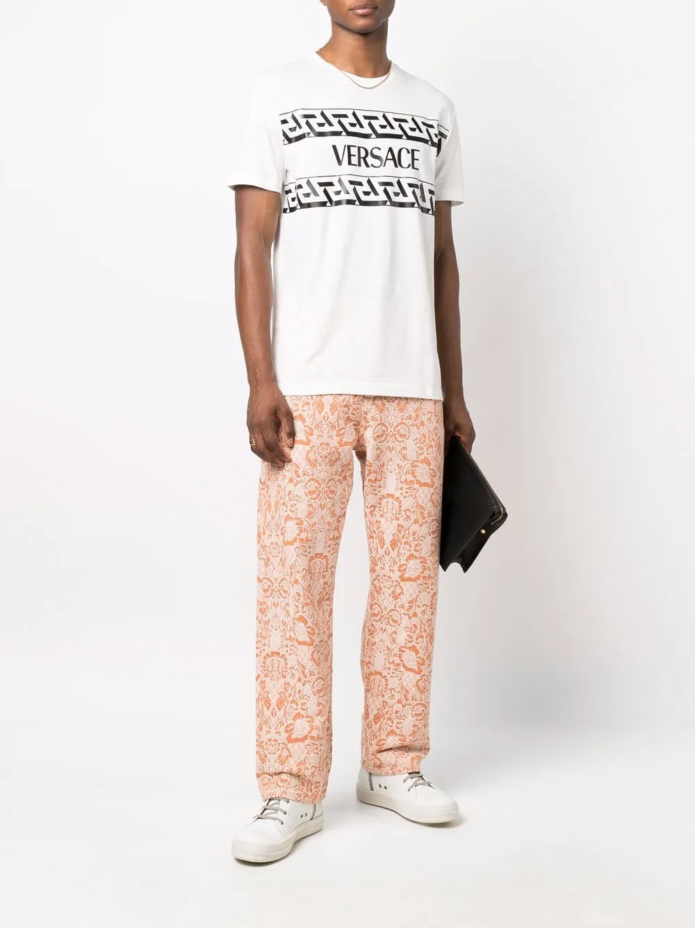 фото Versace футболка с логотипом greca