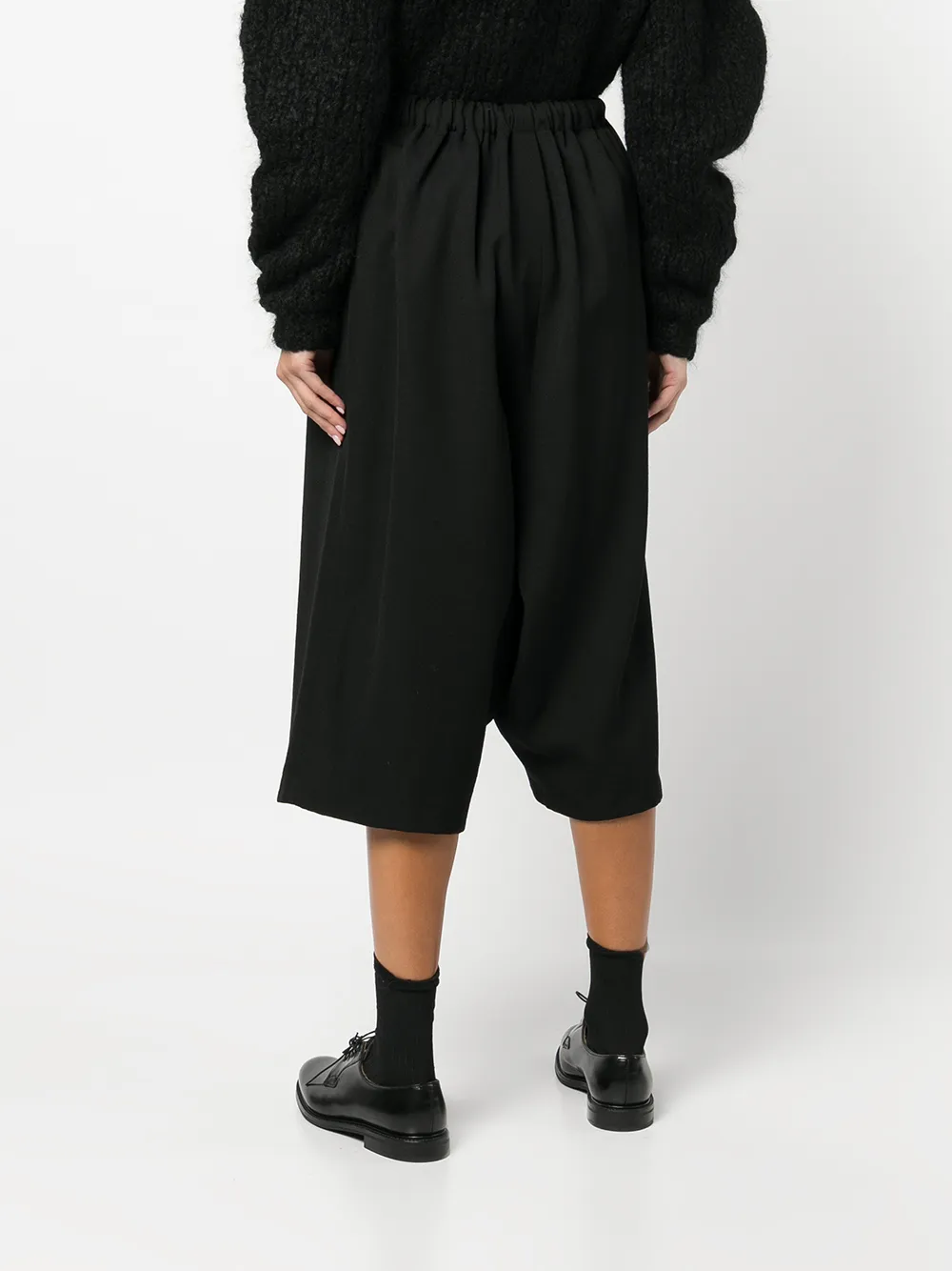 фото Comme des garçons comme des garçons укороченные брюки широкого кроя