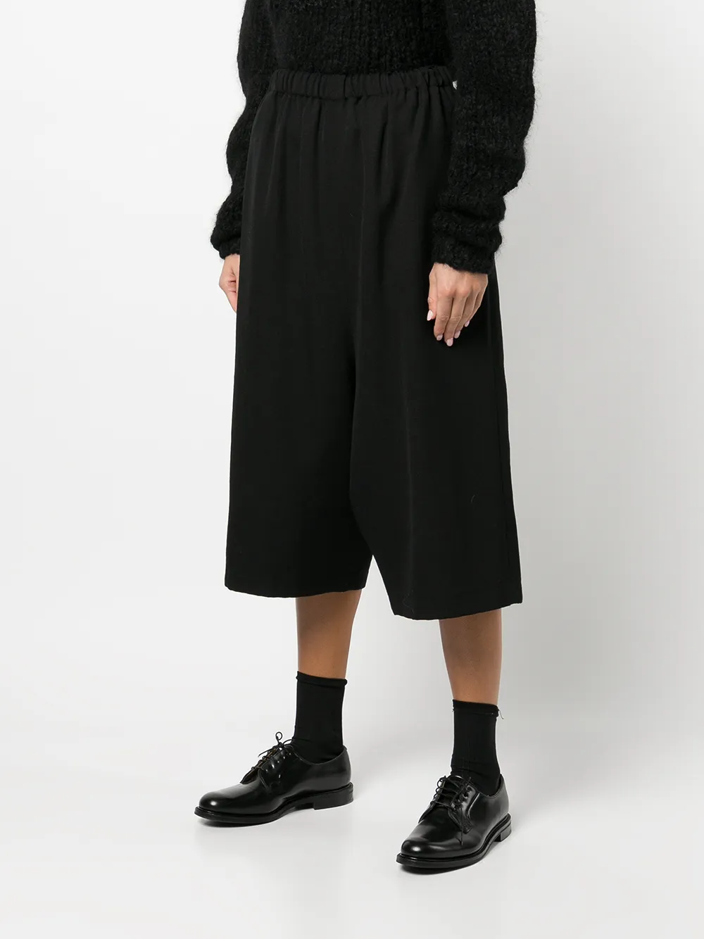 фото Comme des garçons comme des garçons укороченные брюки широкого кроя