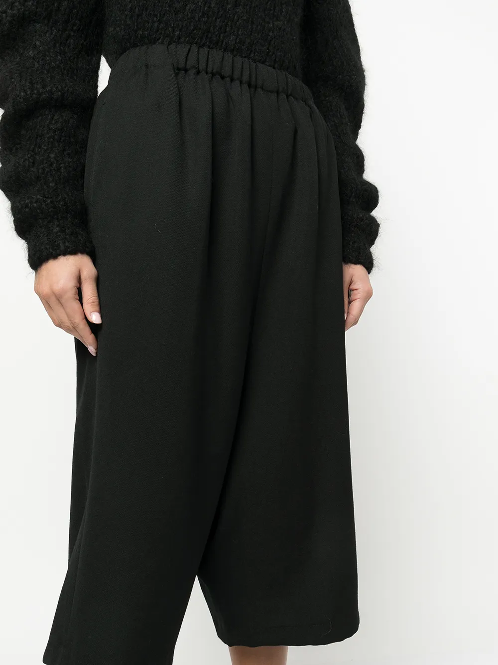фото Comme des garçons comme des garçons укороченные брюки широкого кроя