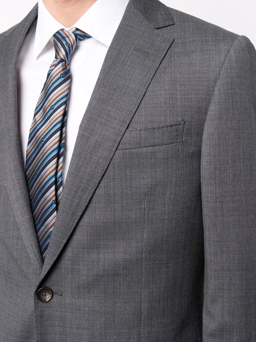 фото Z zegna шерстяной костюм в клетку