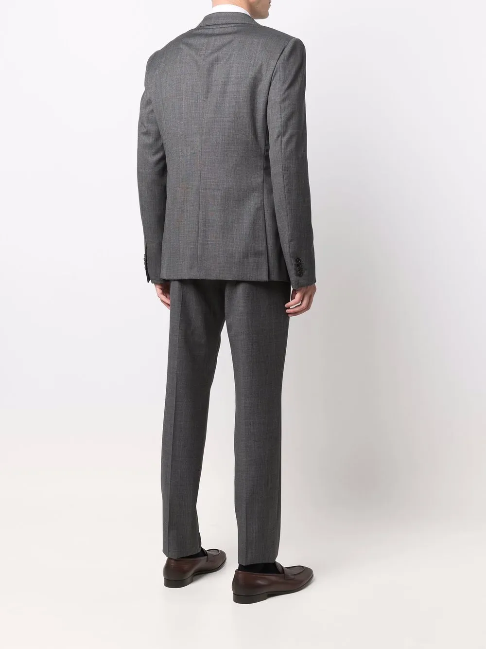 фото Z zegna шерстяной костюм в клетку