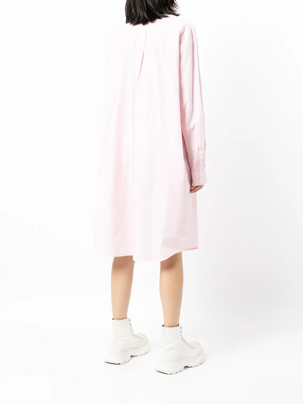 фото Simone rocha платье-рубашка с бусинами