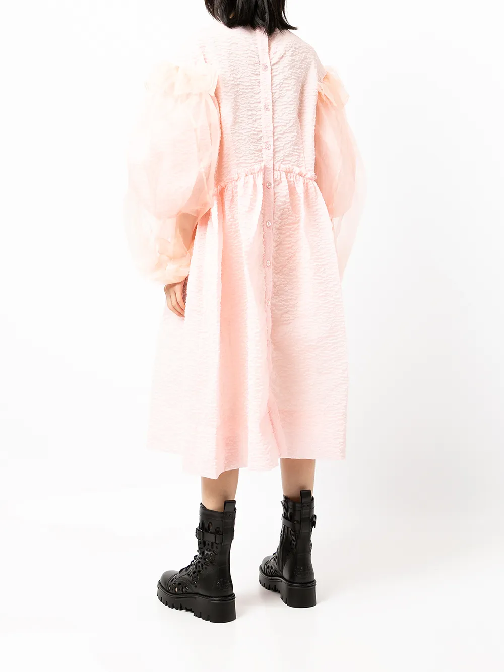фото Simone rocha платье с рукавами из тюля