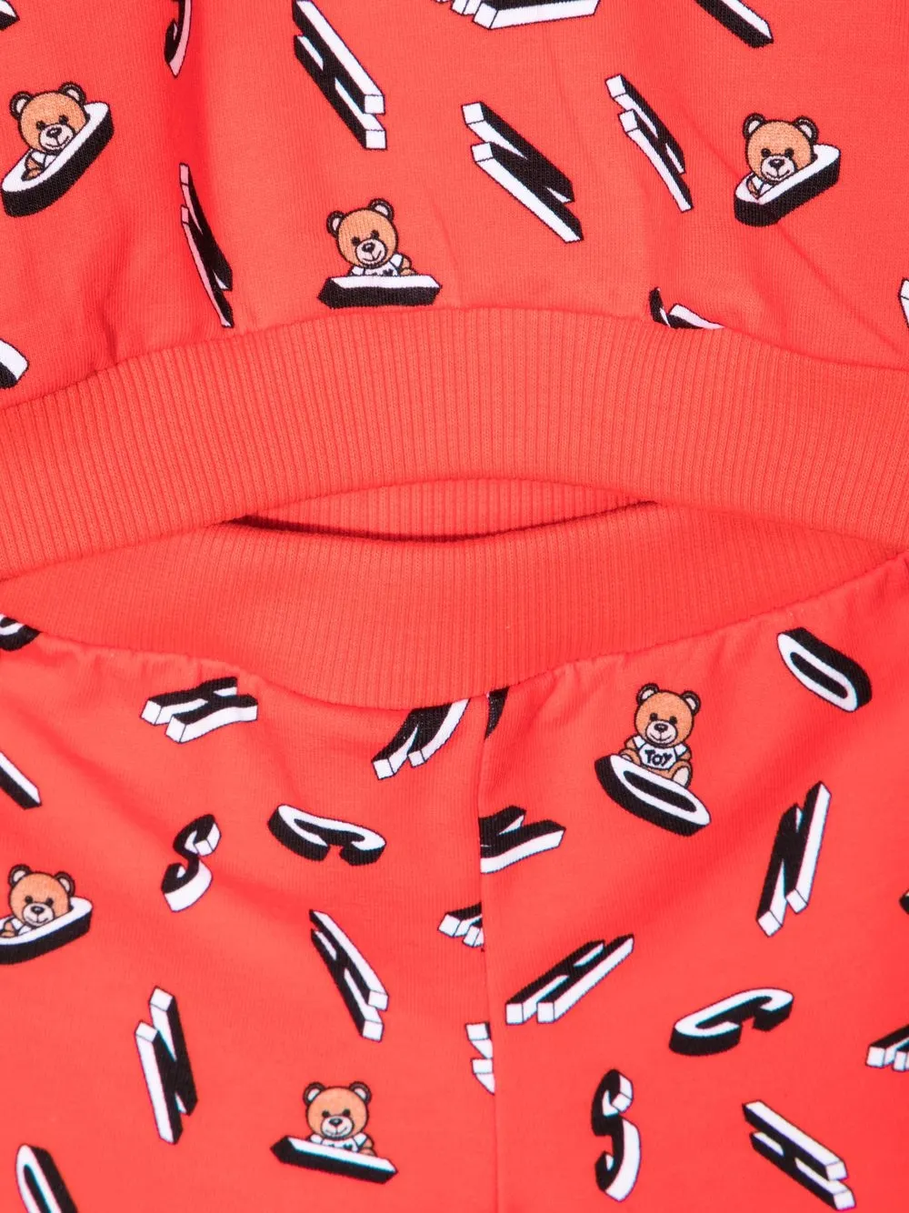 фото Moschino kids спортивный костюм с логотипом