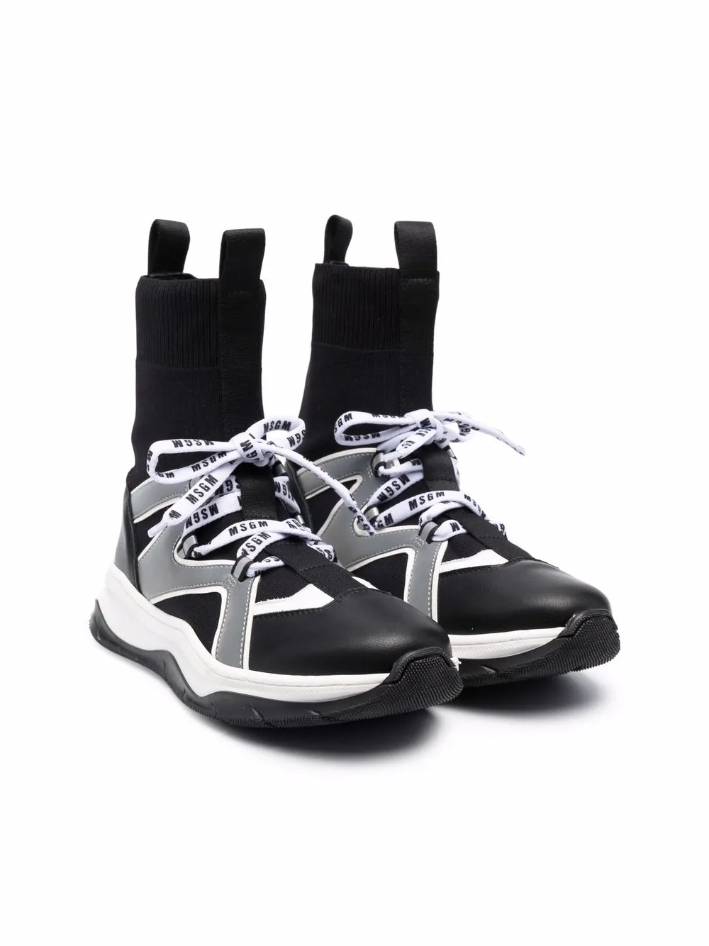 фото Msgm kids кроссовки на шнуровке