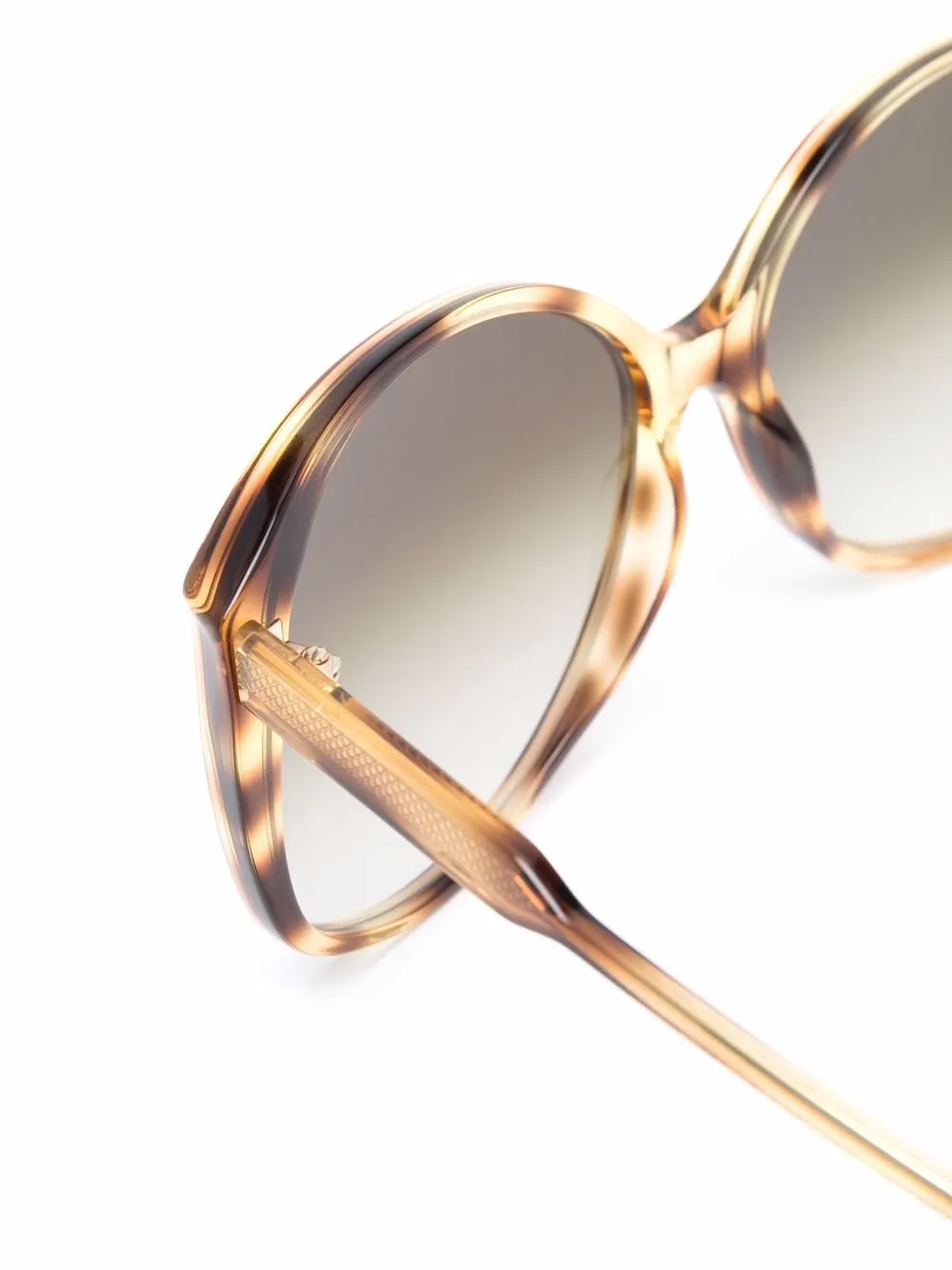 фото Victoria beckham eyewear солнцезащитные очки в круглой оправе черепаховой расцветки