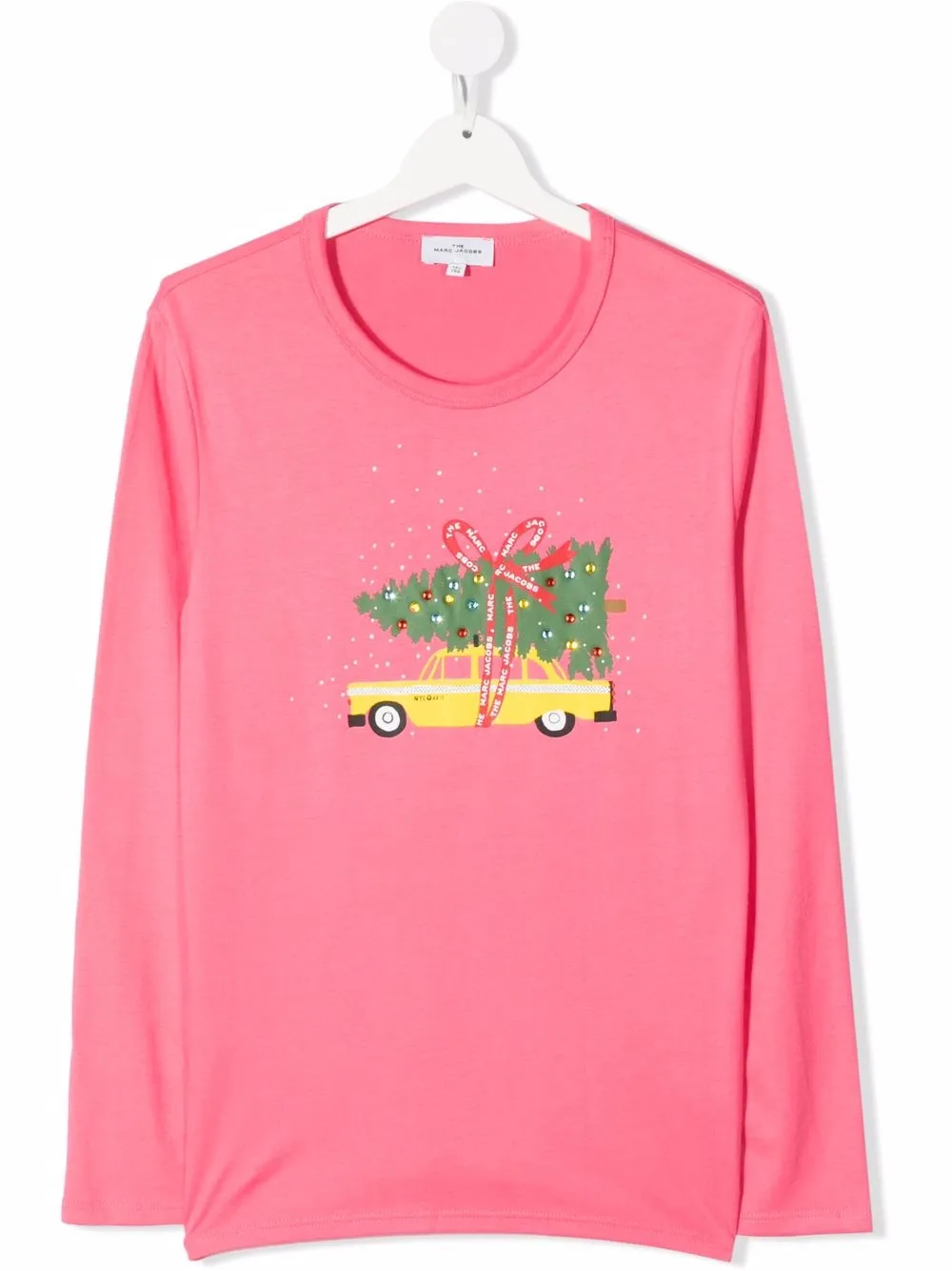 фото The marc jacobs kids футболка из органического хлопка с графичным принтом