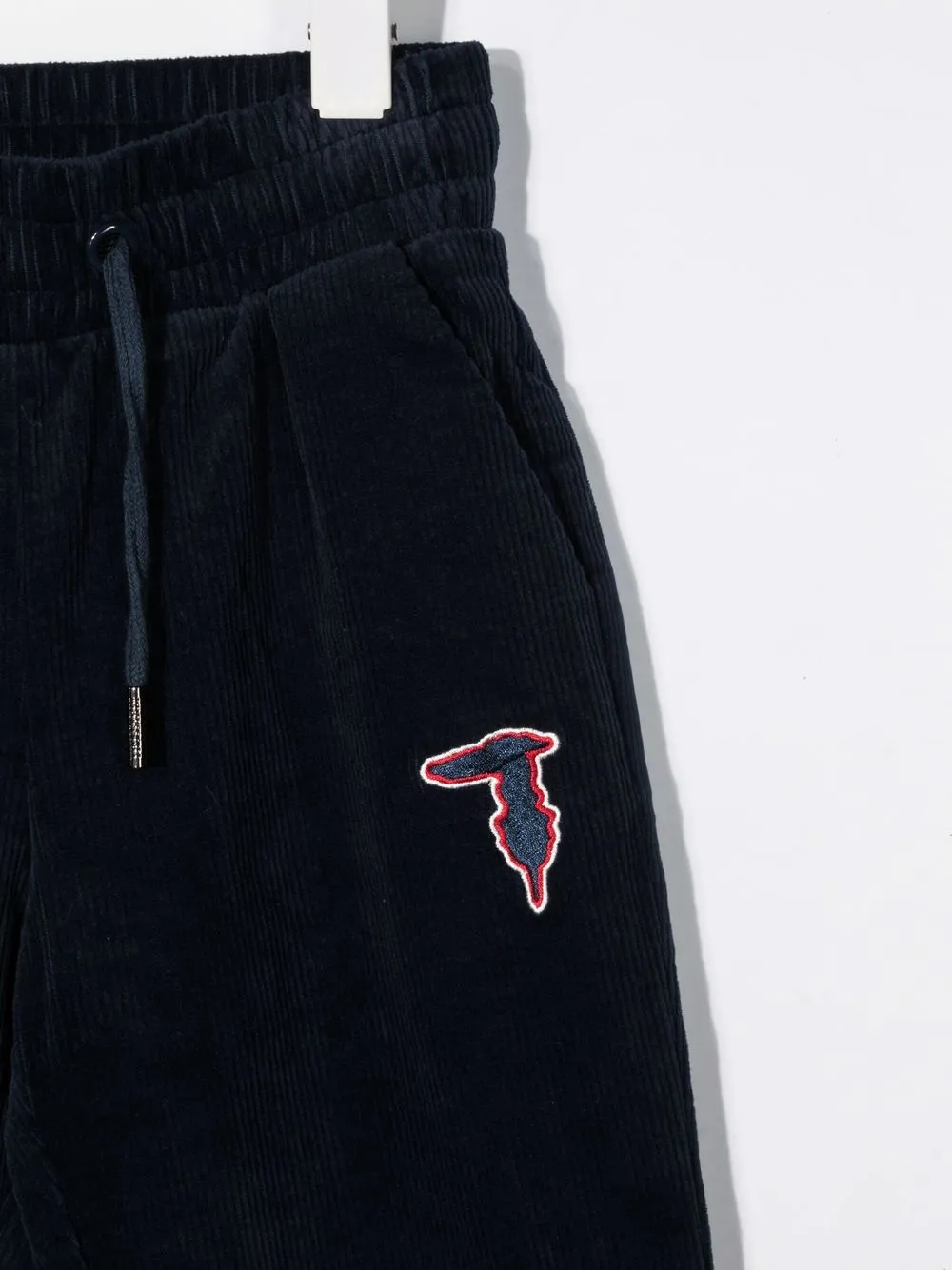 фото Trussardi junior вельветовые брюки прямого кроя