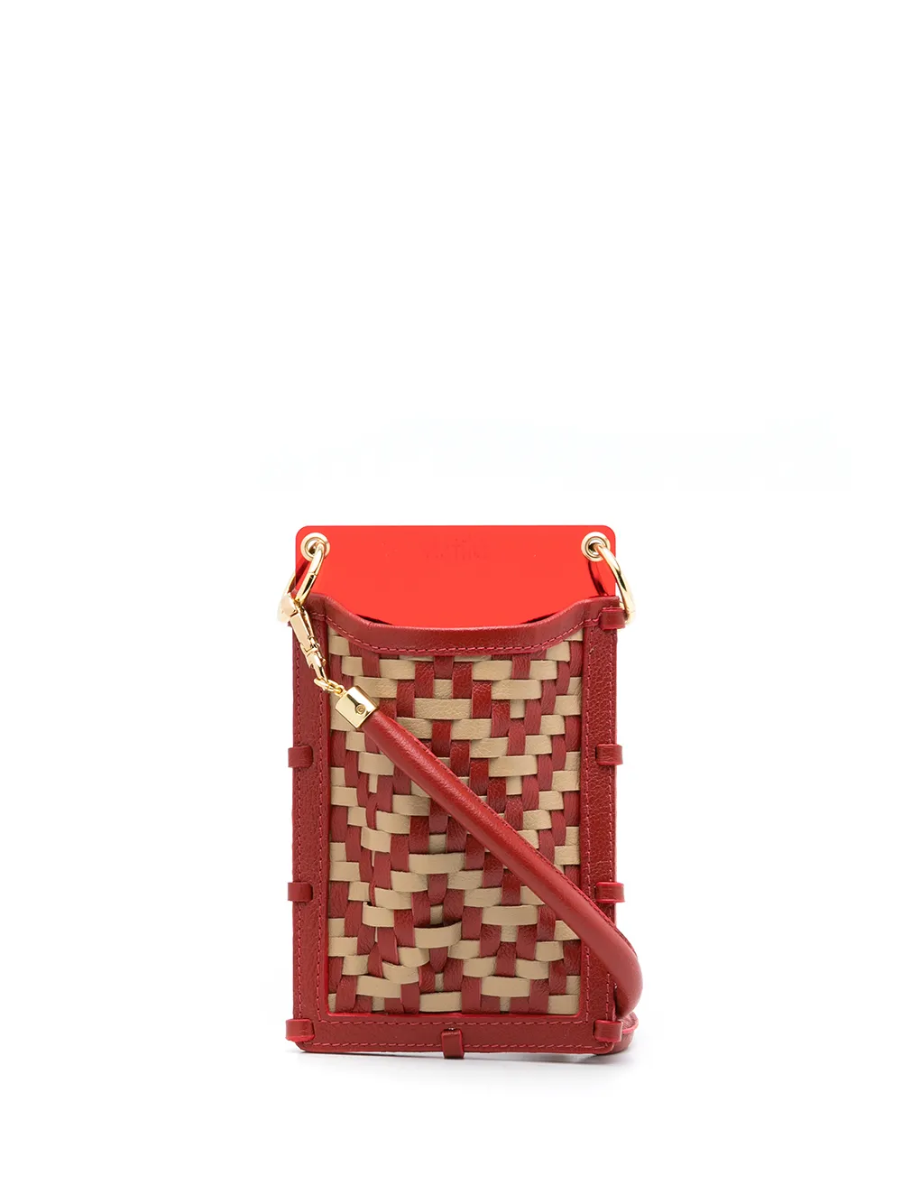 фото Estilé плетеная мини-сумка hitchhiker