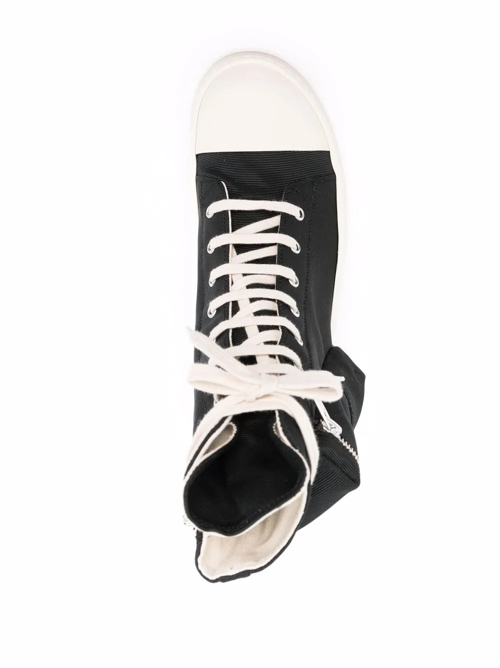 фото Rick owens drkshdw высокие кеды на шнуровке