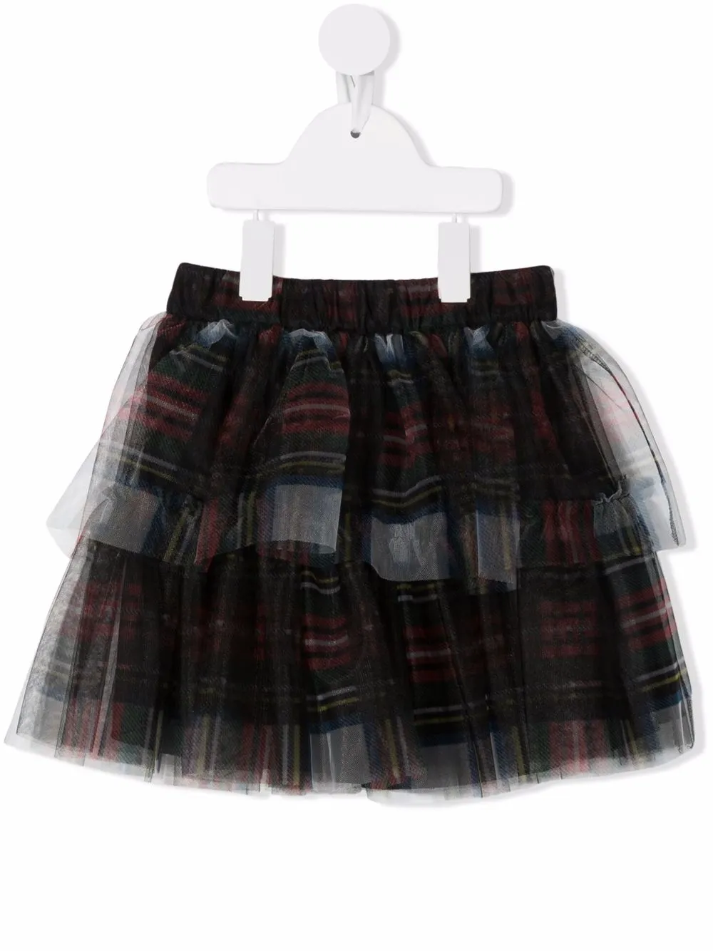 фото Philosophy di lorenzo serafini kids юбка из тюля в клетку тартан