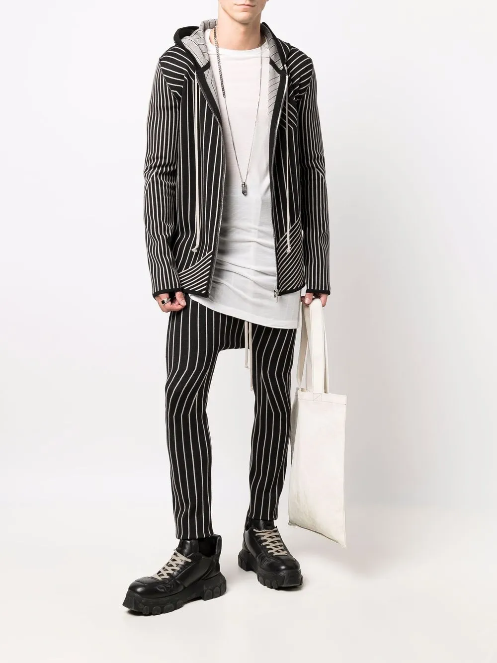 фото Rick owens худи в полоску