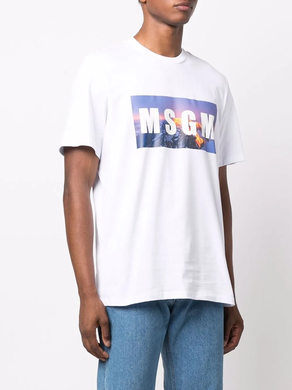 фото Msgm футболка с логотипом