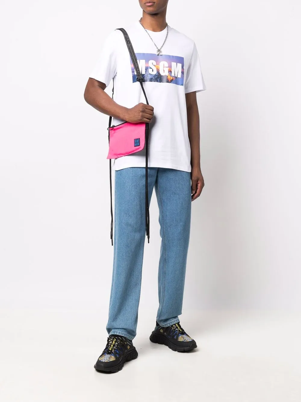 фото Msgm футболка с логотипом