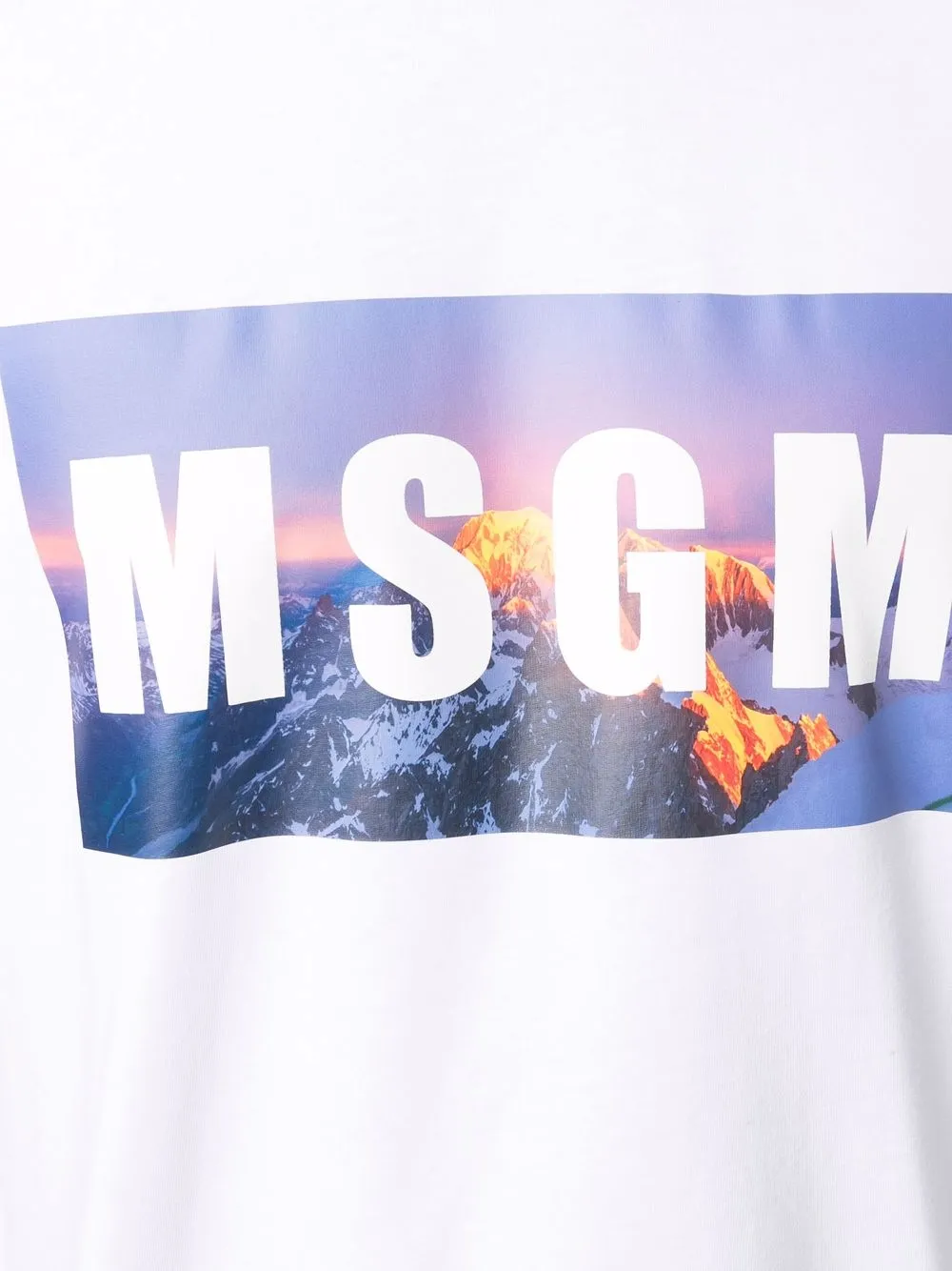 фото Msgm футболка с логотипом