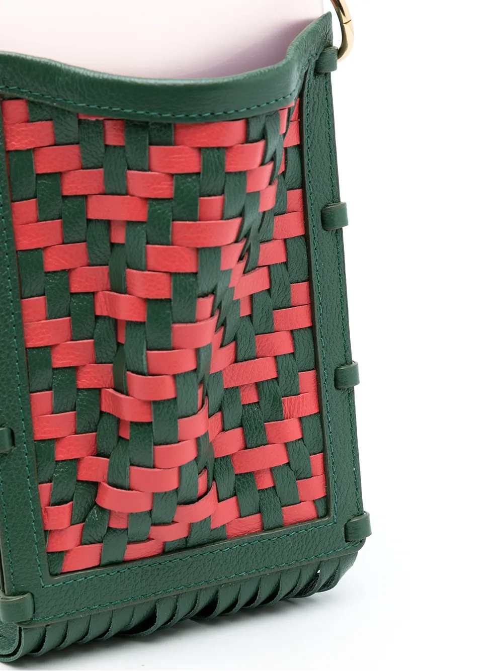 фото Estilé плетеная мини-сумка hitchhiker