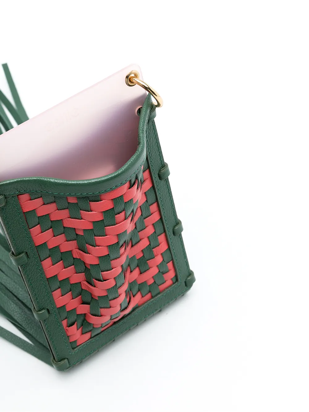 фото Estilé плетеная мини-сумка hitchhiker