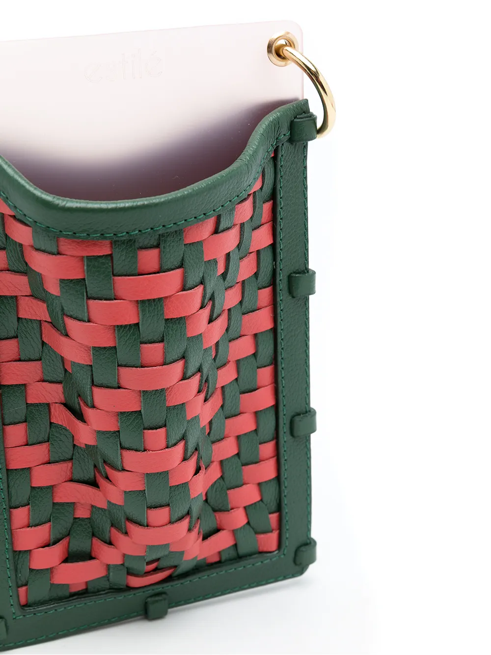 фото Estilé плетеная мини-сумка hitchhiker