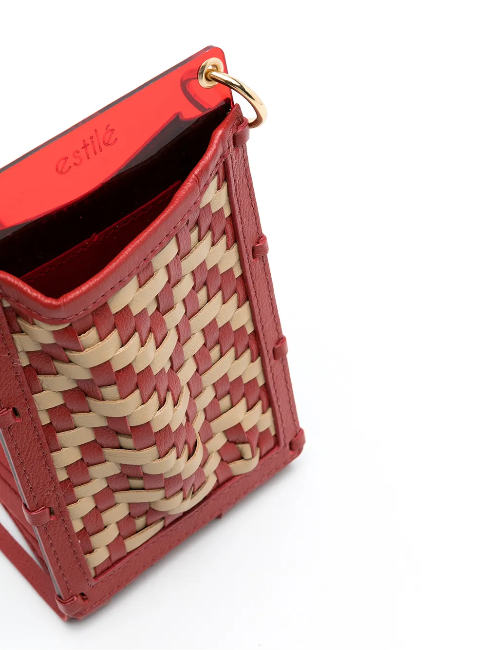 фото Estilé плетеная мини-сумка hitchhiker