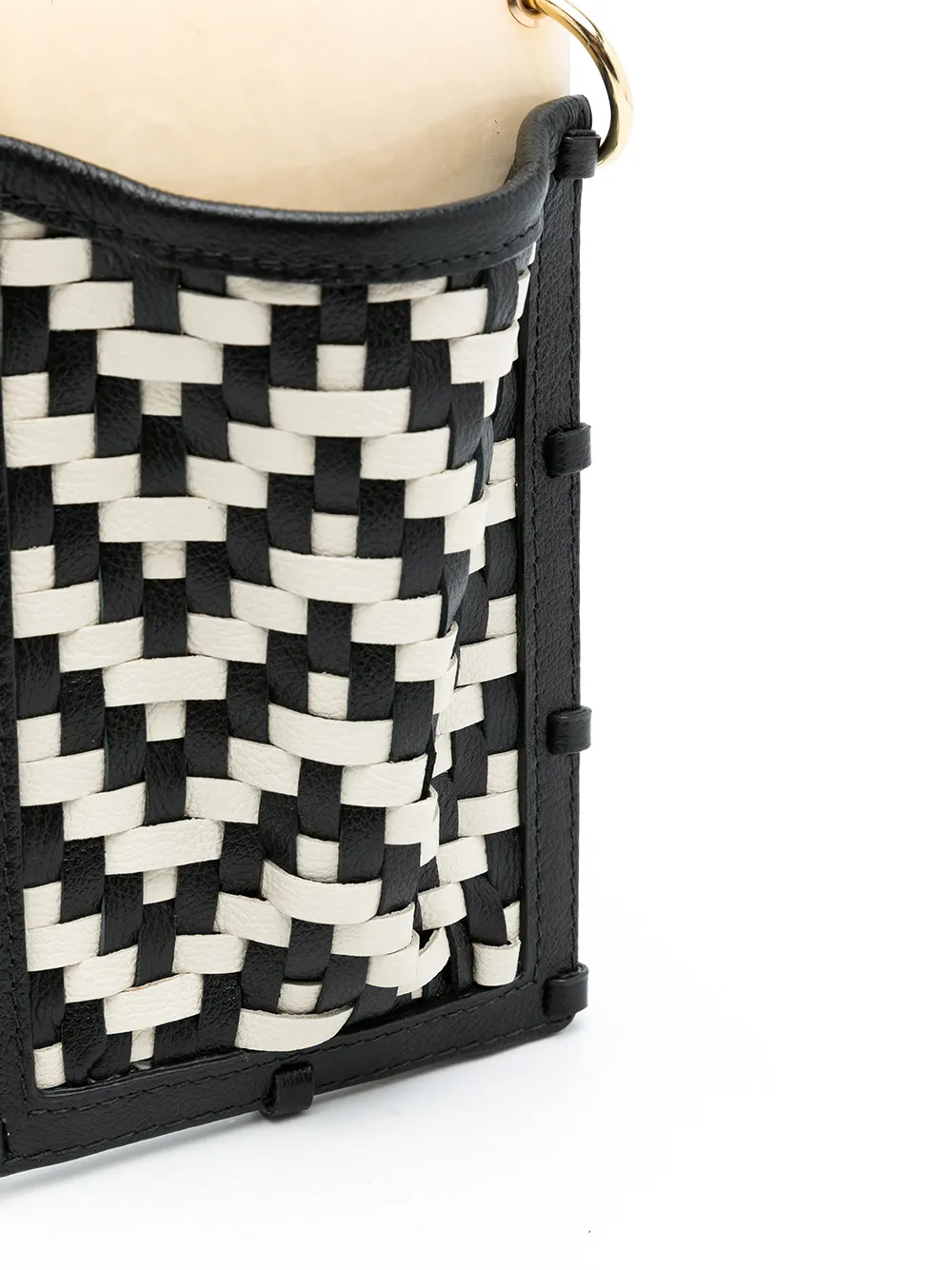 фото Estilé плетеная мини-сумка hitchhiker