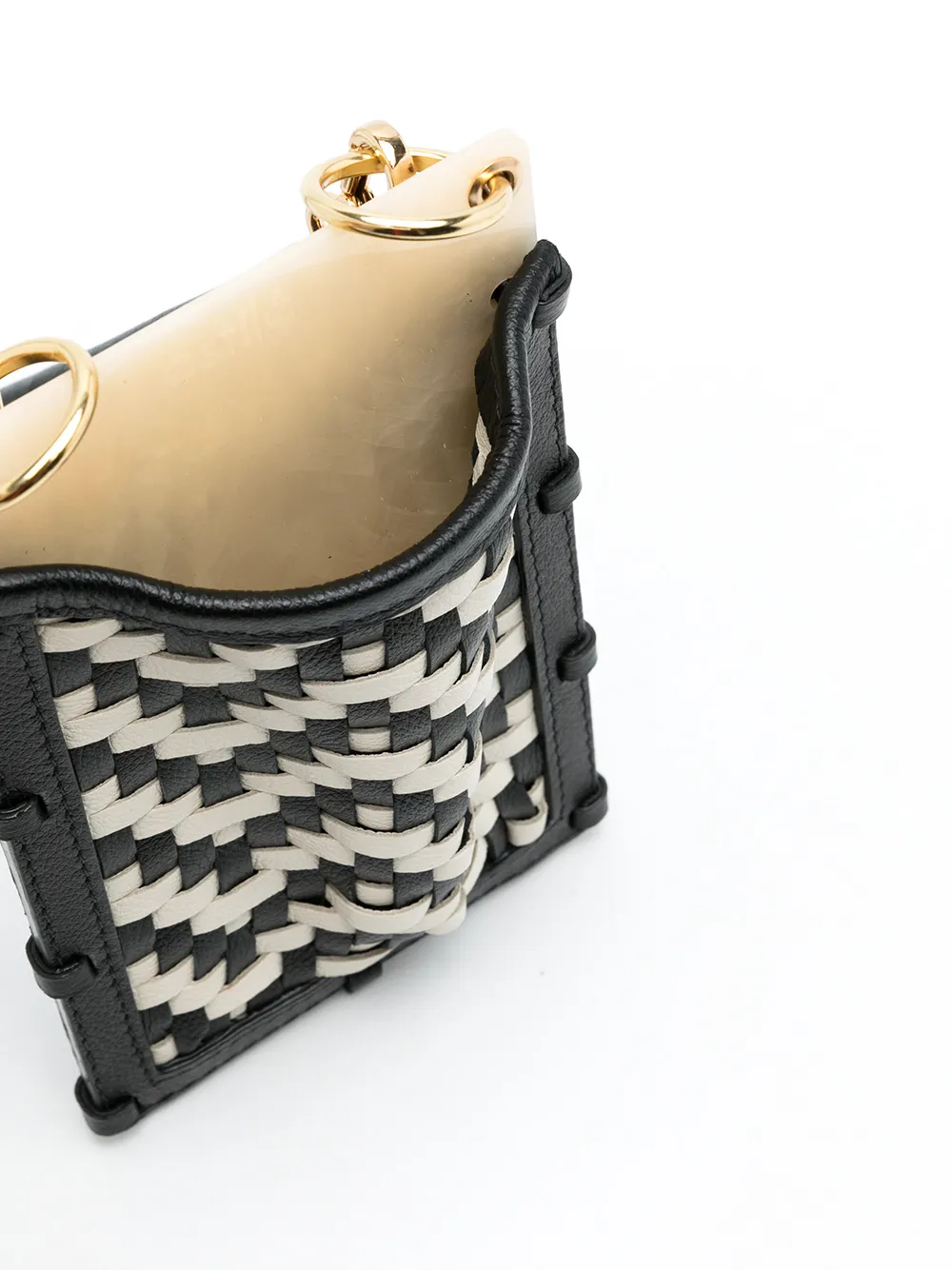 фото Estilé плетеная мини-сумка hitchhiker