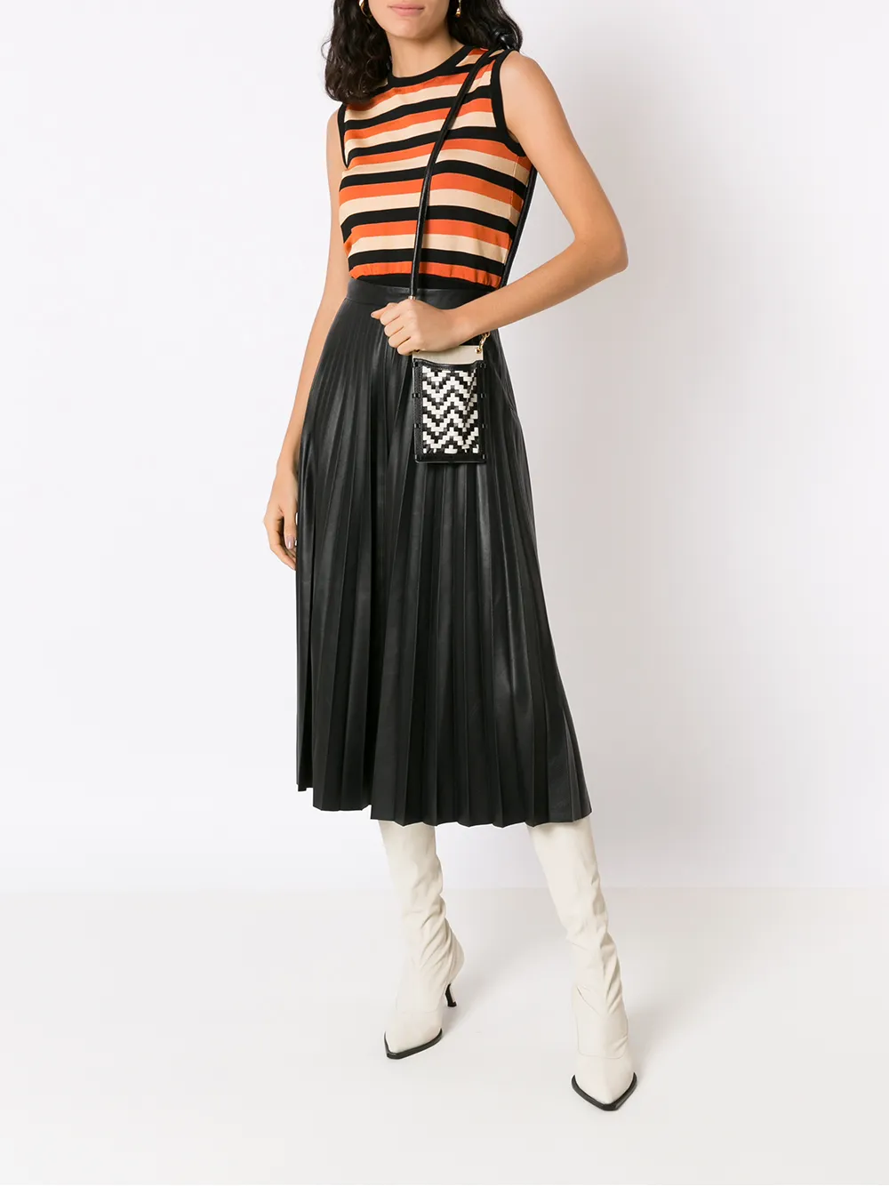 фото Estilé плетеная мини-сумка hitchhiker