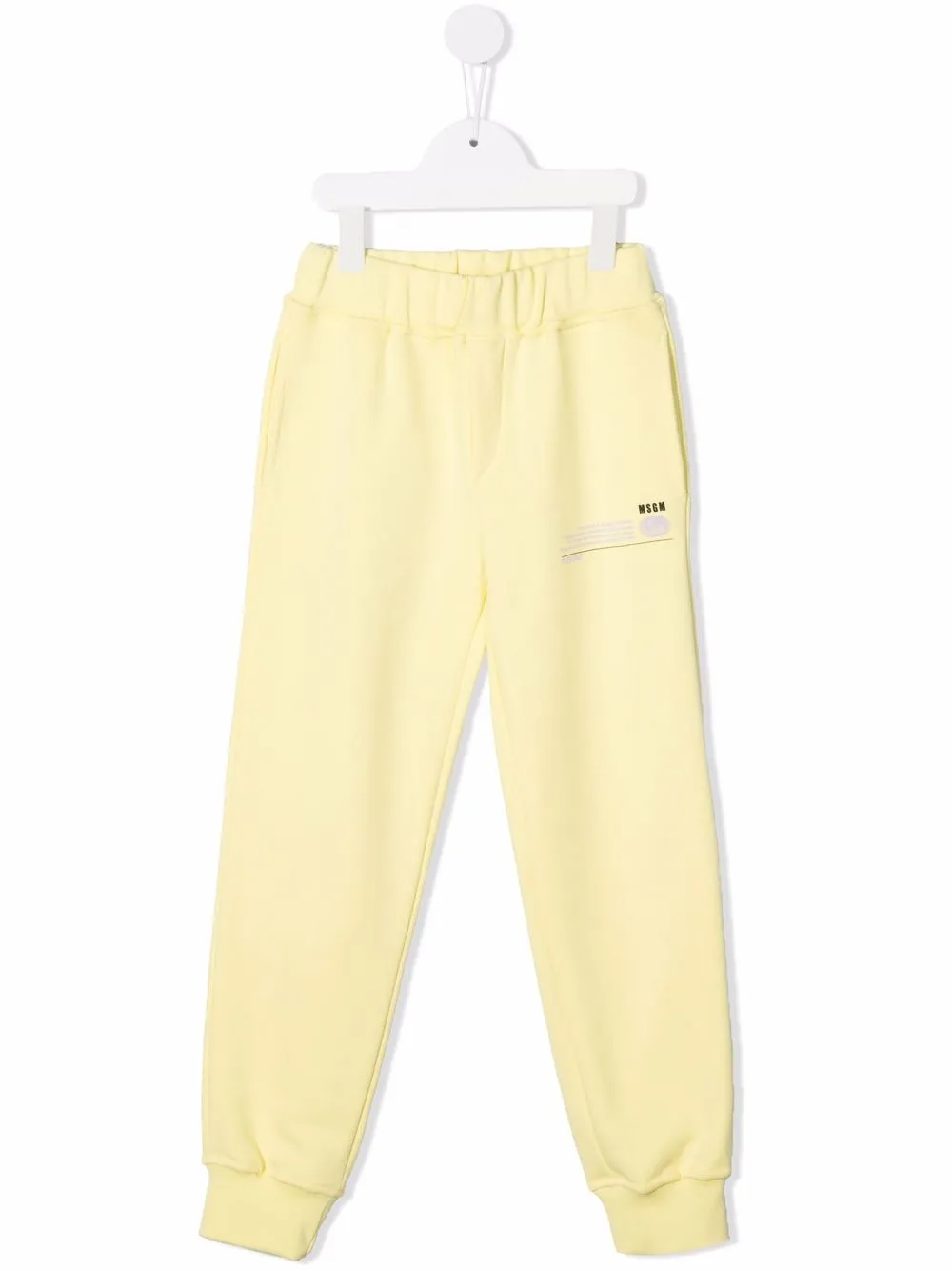 фото Msgm kids спортивные брюки с принтом future