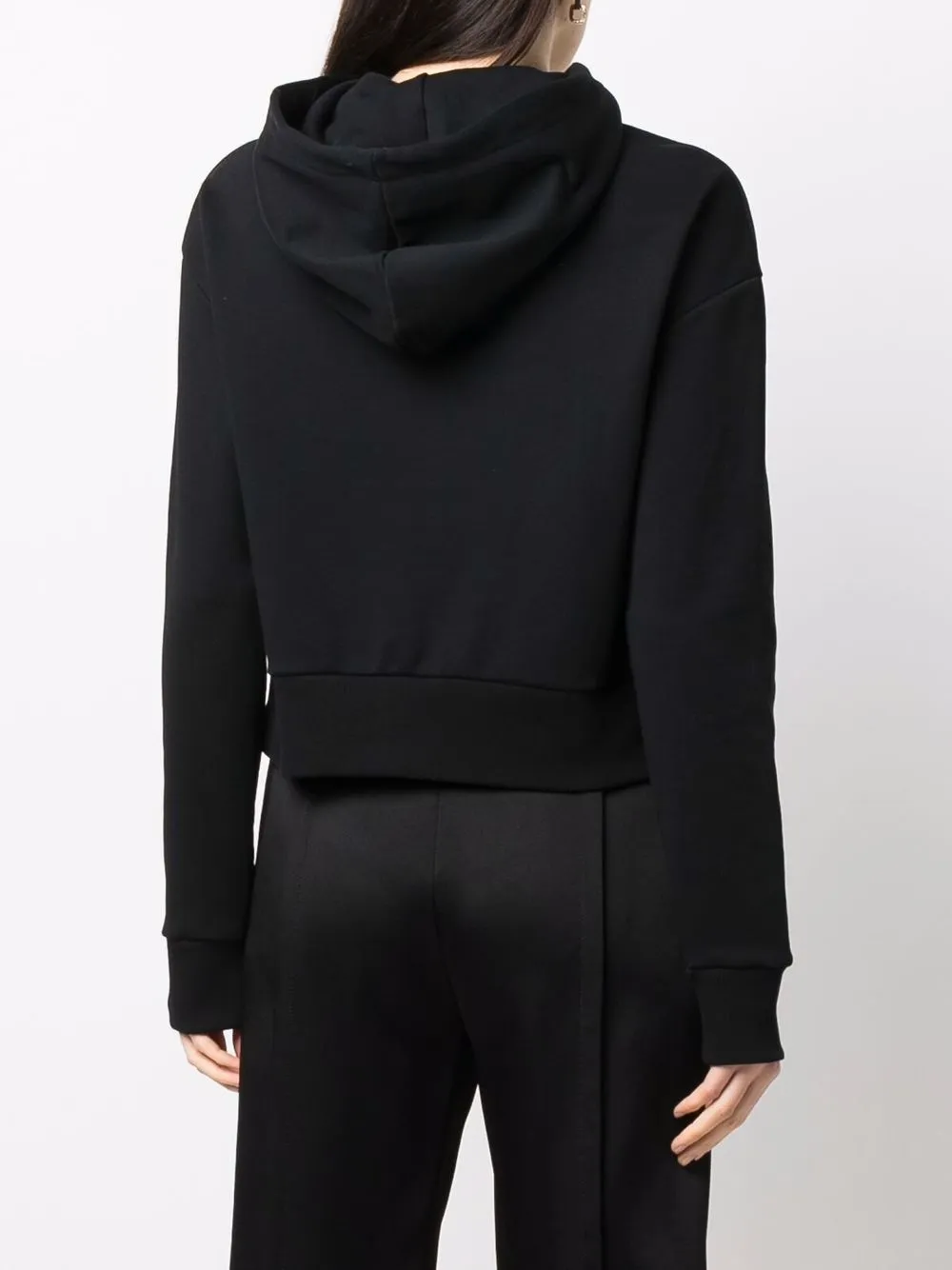 фото Balmain укороченное худи с логотипом